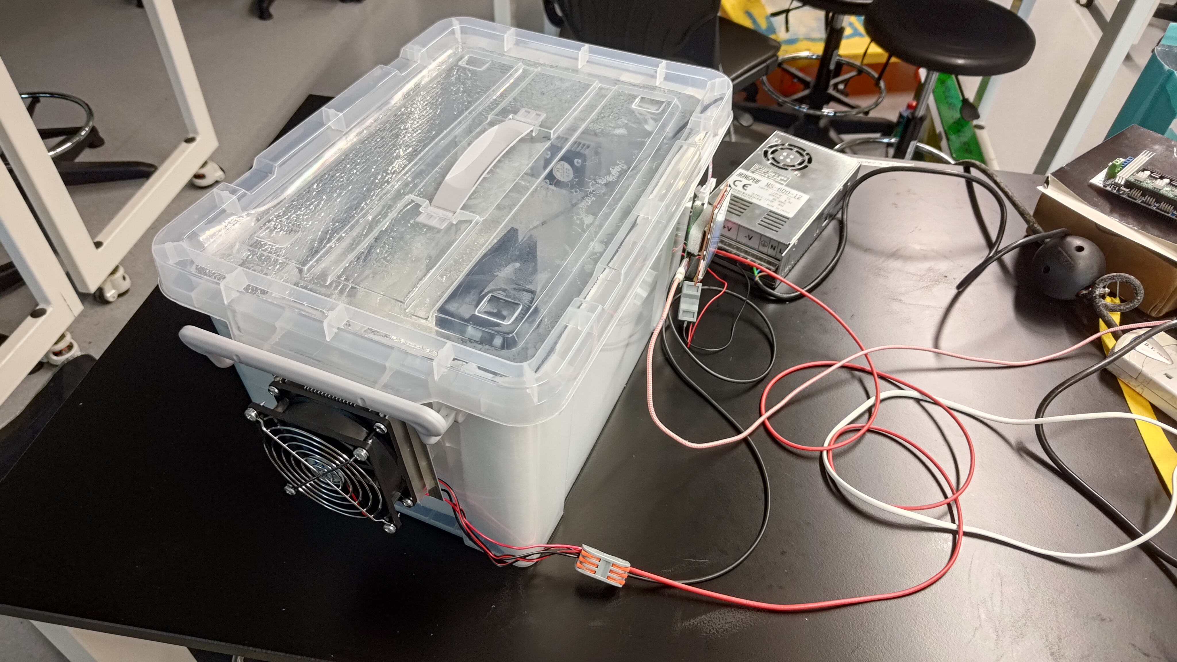 A better insulated experimental setup