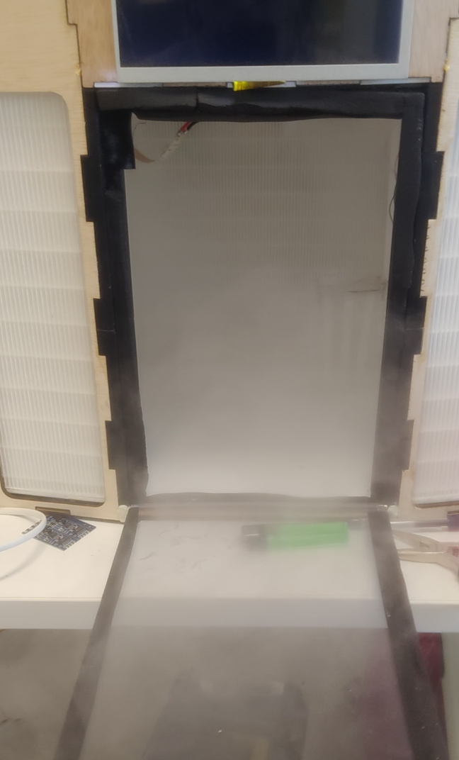 The humidifier working!