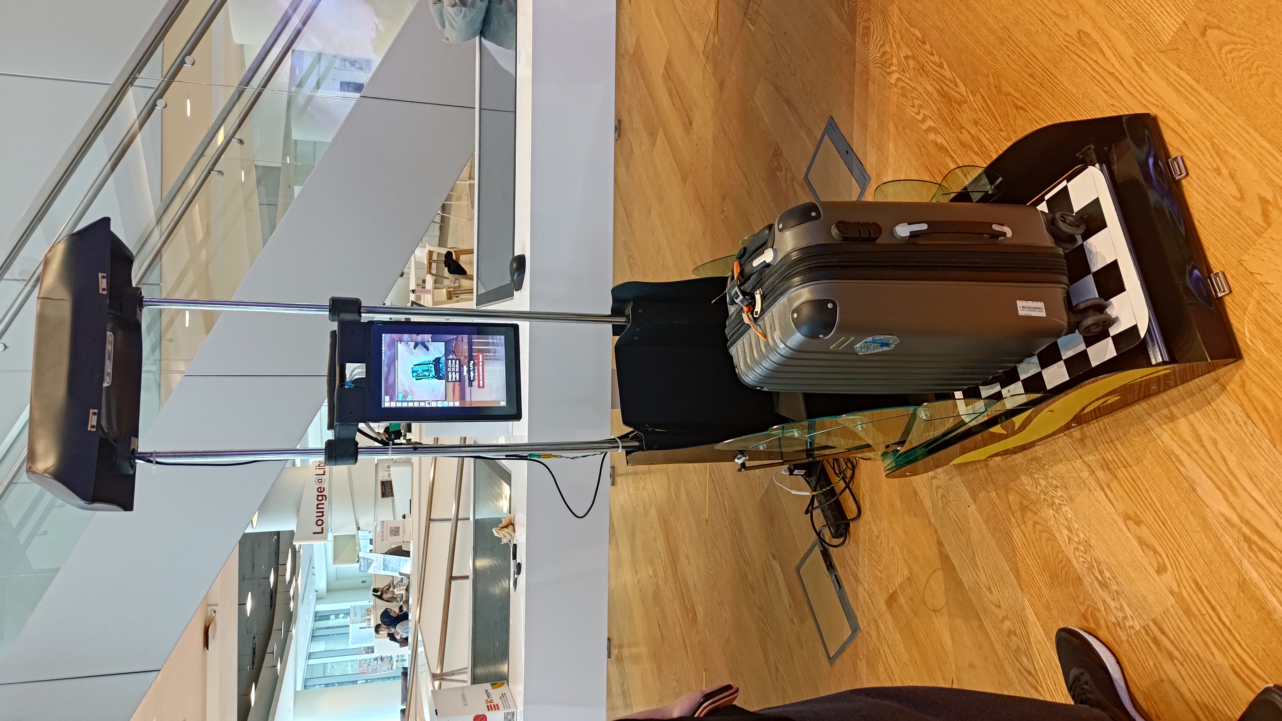 Picture of the final full-scale Hoverfly on display