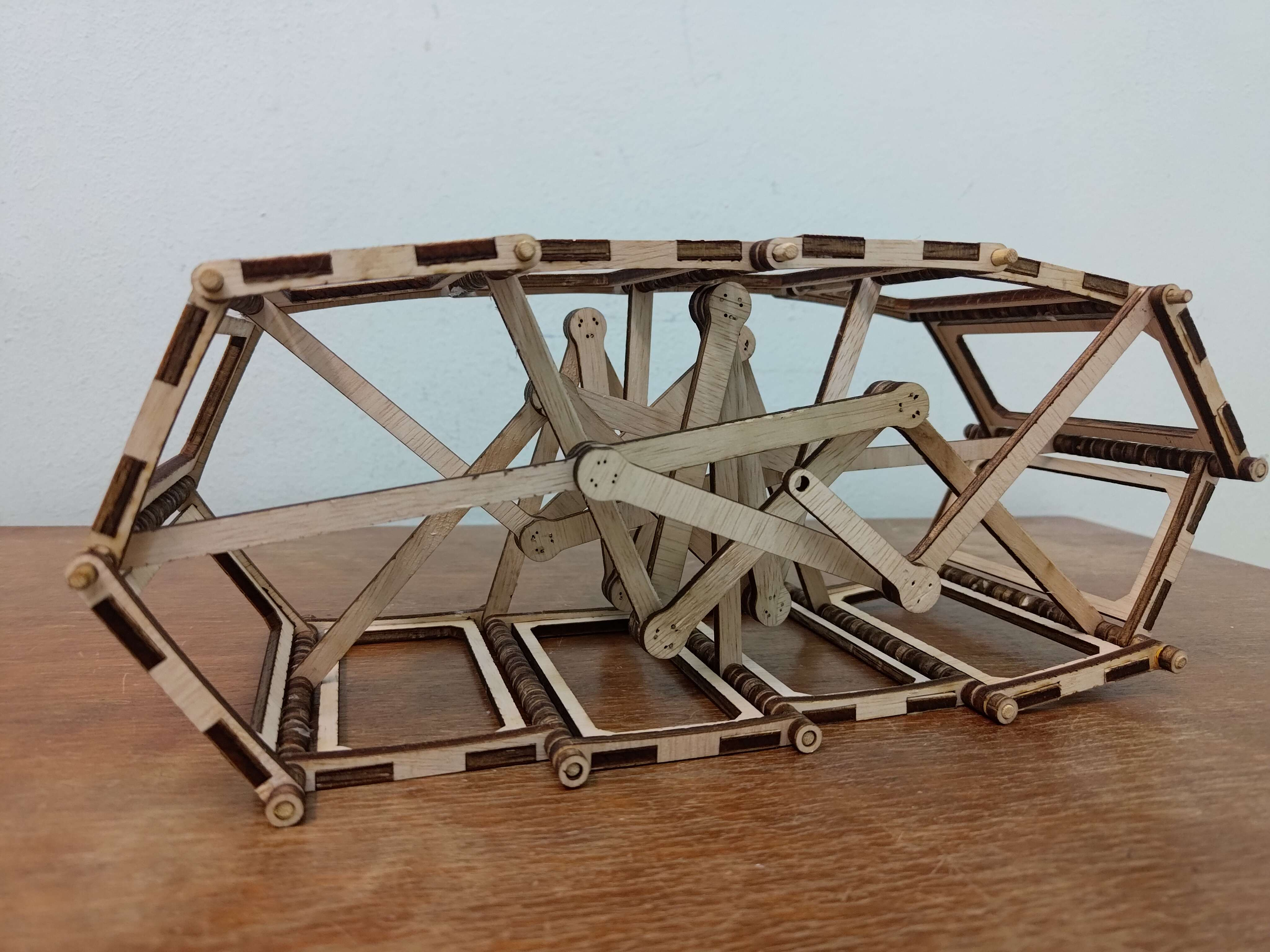 The Dodecahedron Roberts/Pancake Amoeba Wheel. Made in about a week after the first one!